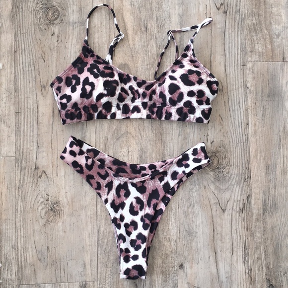 cheetah print bikini zaful